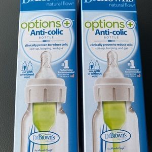 NIB Dr Brown Bottles + MAM pacifier